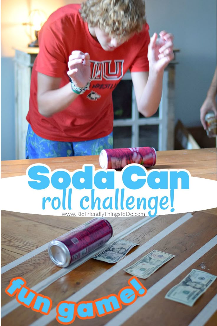 Test Your Luck In Rolling The Soda Can Down The Table So It Stops Right test-your-luck-in-rolling-the-soda-can-down-the-table-so-it-stops-right