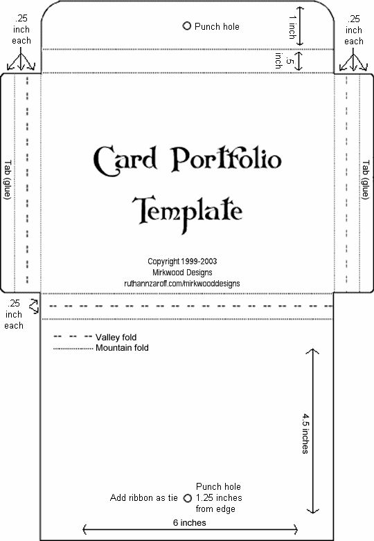 pocket reference cards templates