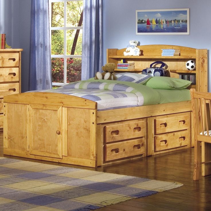 Trendwood Twin Captains Bed With Bookcase Headboard Trendwood Twin Captains Bed With Bookcase Headboard