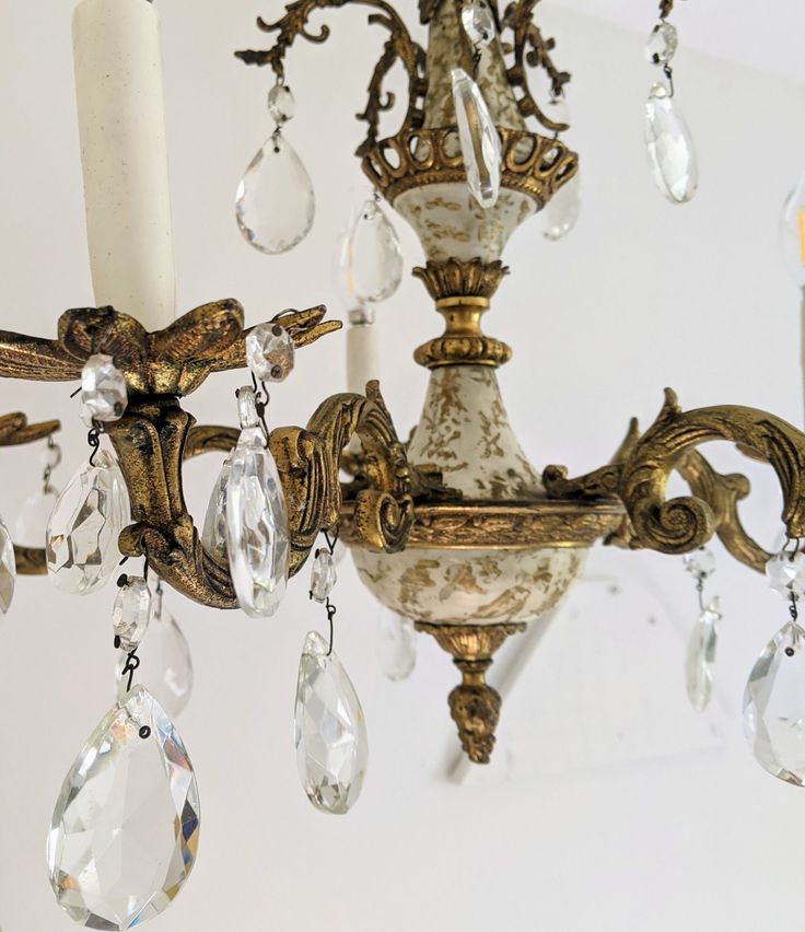 How To Clean An Antique Brass Chandelier And Remove Tarnish Joyfully Treasured Antique Brass Chandelier, How To Clean A Vintage Chandelier
