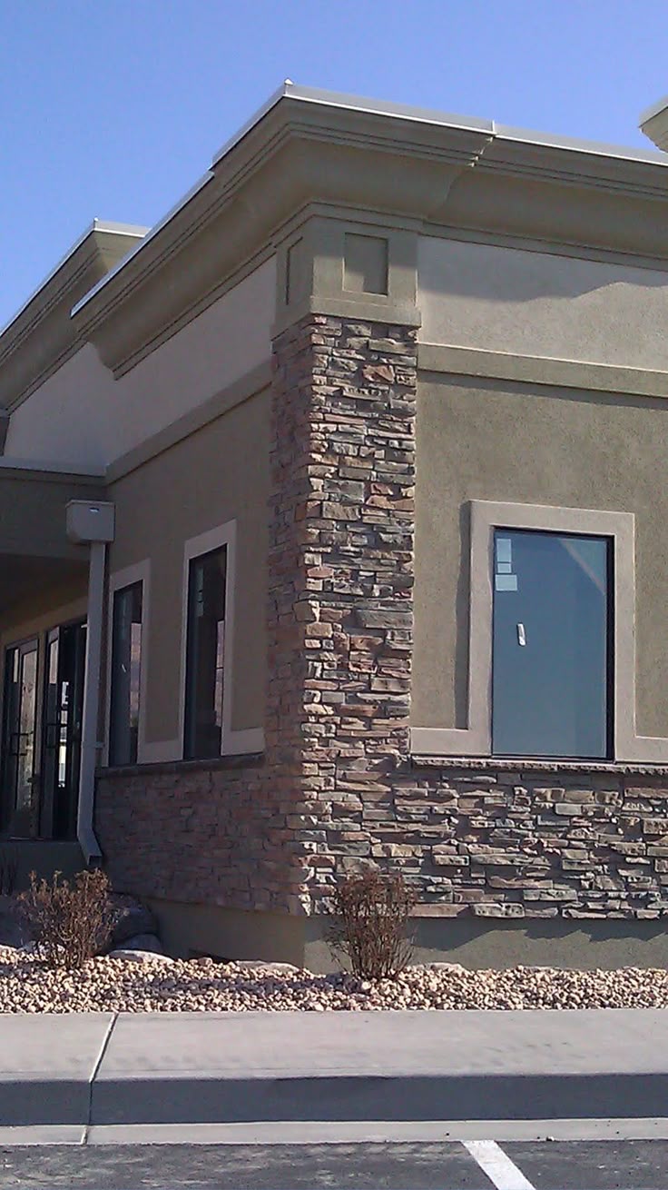 CF Olsen Homes, exterior, stucco, rock Exteriors Pinterest CF Olsen Homes, exterior, stucco, rock Exteriors Pinterest