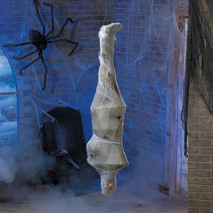 hanging cobweb mummy
