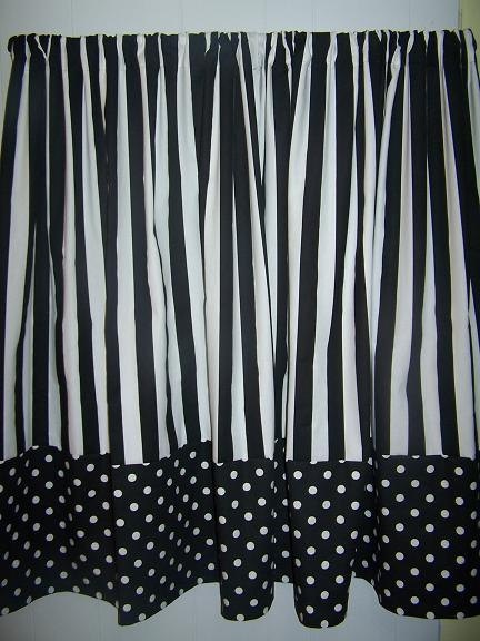 Pin On Love It Pin On Love It, Black And White Polka Dot Curtains