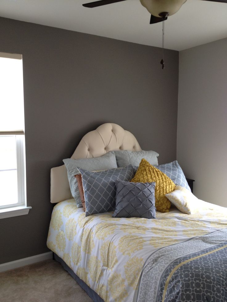 Guest Room For A Small Space Sherwin Williams Paint Accent Wall Dove Tail Surrounding Guest Room For A Small Space Sherwin Williams Paint Accent Wall Dove Tail Surrounding