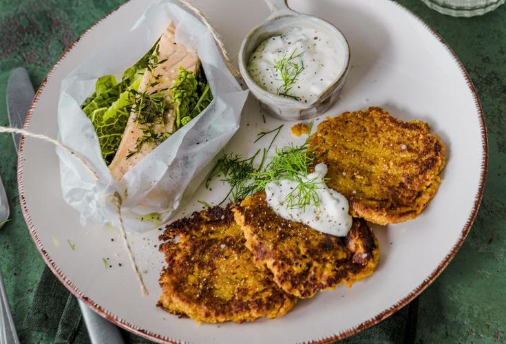 Gedämpfter Lachs mit Süßkartoffelrösti für den Thermomix® | Rezept ...