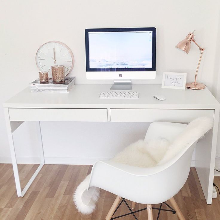 1626 Best O F I C E Images On Pinterest Desks Home Office And Ikea Makeup Table And Chair