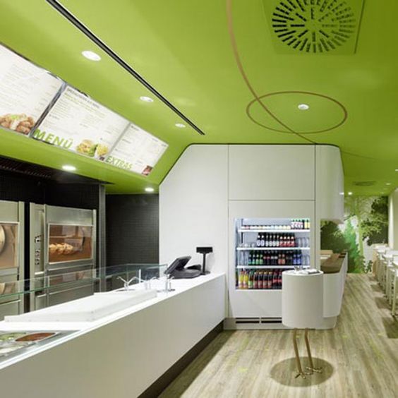 fast food restaurant design layout