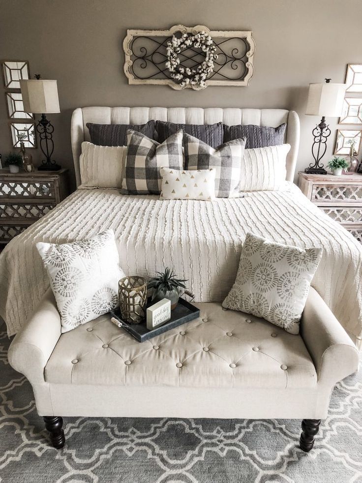 super Wie erstelle ich ein gemütliches und süßes Hauptschlafzimmer? #deko #d...