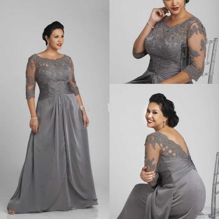 Best 25 Plus Size Formal Ideas On Pinterest Gowns For Long Mother Of The Bride Dresses 2017 Floor Length Silver Plus Size Evening For Women Sheer Backless Formal Party Gowns Ad
