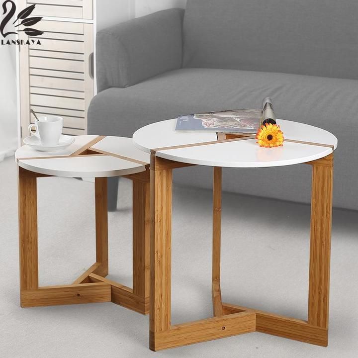 These Modern Bamboo Coffee Tables Are Great On Their Own Or Nested