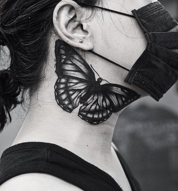 60 Impressive Neck Tattoo Ideas That You Will Love Neck Tattoo Side Neck Tattoo Neck Tattoos Women