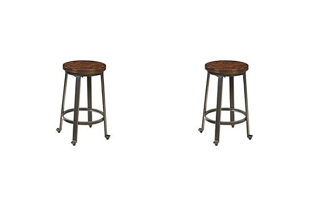 Challiman Counter Height Bar Stool Ashley Furniture Homestore Bar Stools Counter Height Bar Stools Bars For Home