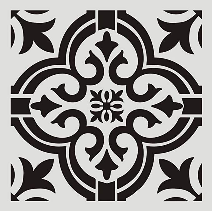 amazoncom stencils reusable 12x12 inch wall template stencil for