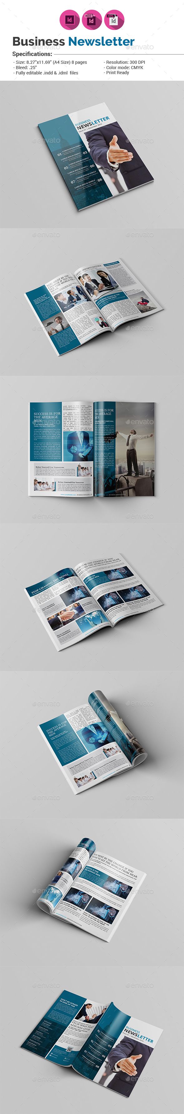 newspaper layout template indesign