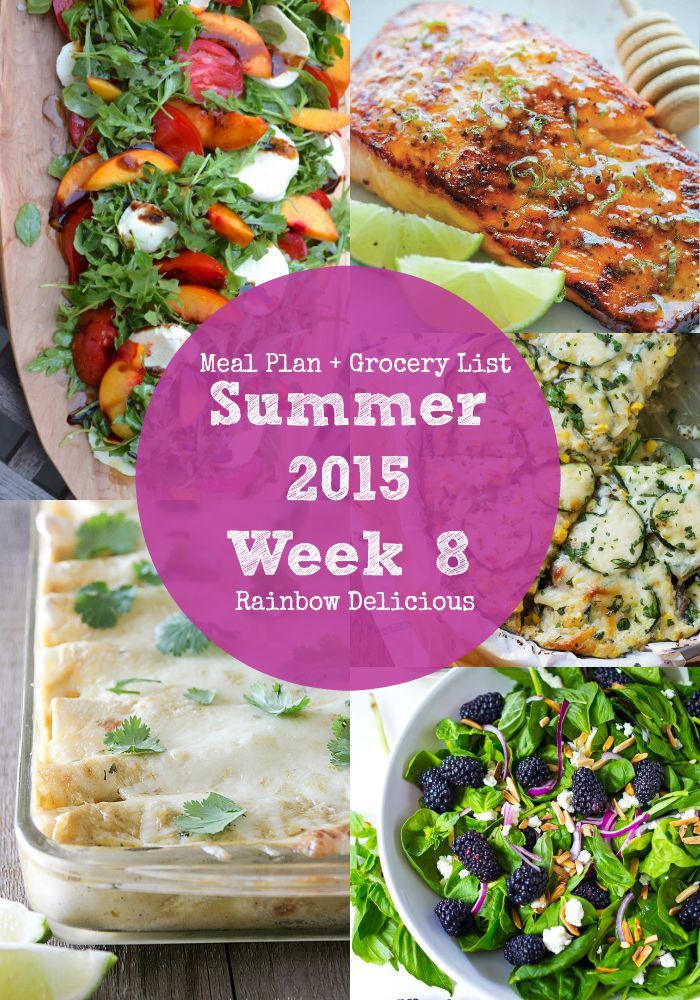 235 best rainbow delicious meal plans with grocery shopping list