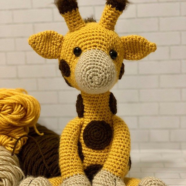 CROCHET PATTERN CHILDRENS GIRAFFE ANIMAL SCARF 44 INCHES LONG PDF