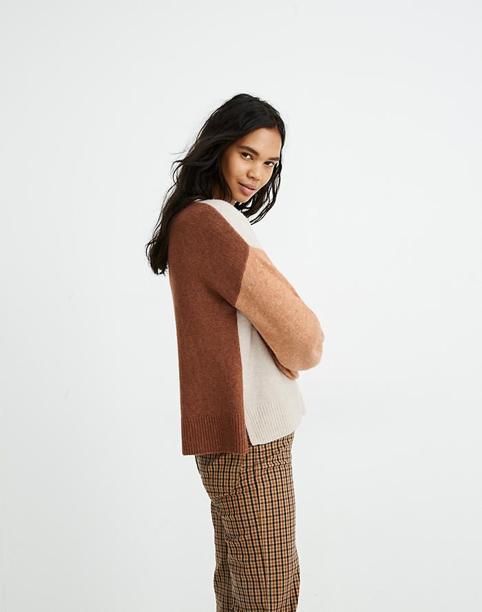 Women's Colorblock Payton Pullover Sweater in Coziest Yarn Women's Colorblock Payton Pullover Sweater in Coziest Yarn
