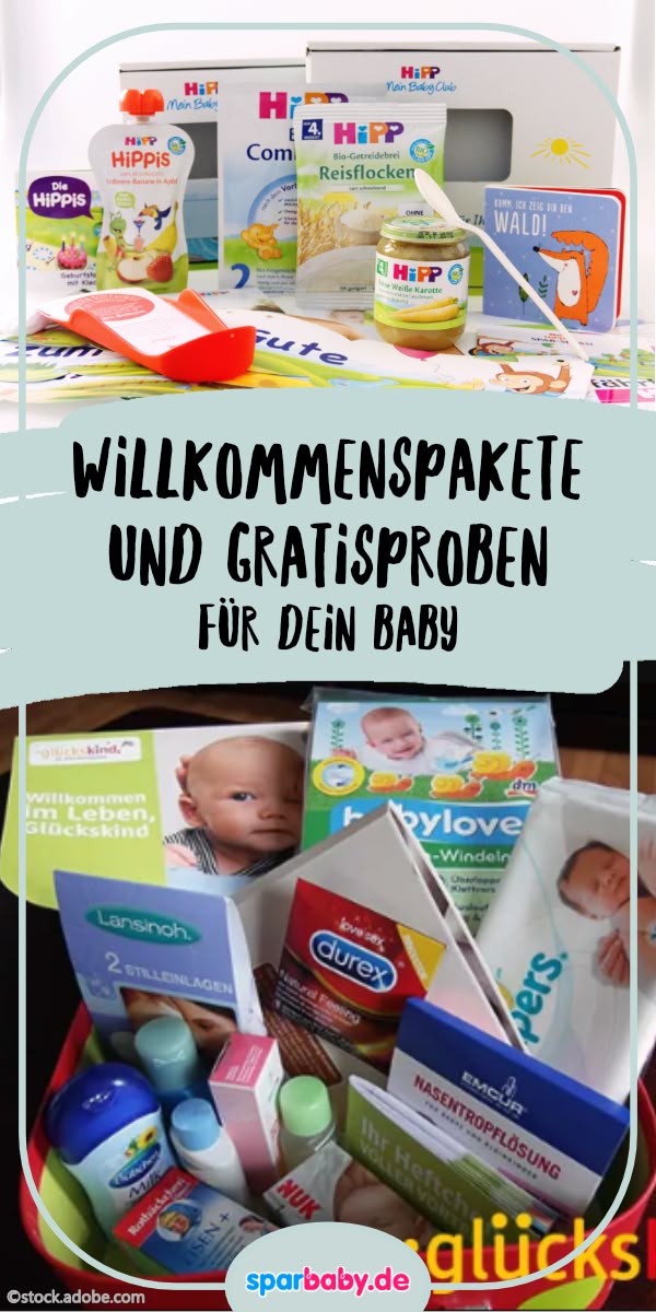 Willkomenspakete und Gratisproben für dein Baby