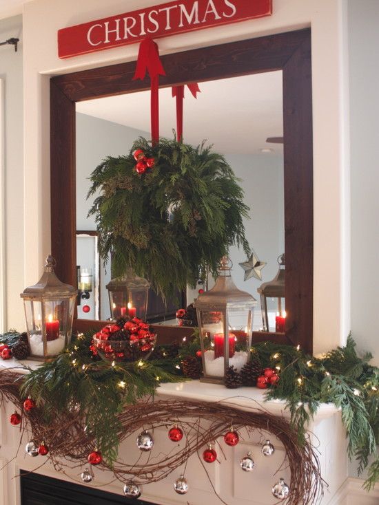187 Best Christmas Mantels Images On Pinterest 187 Best Christmas Mantels Images On Pinterest