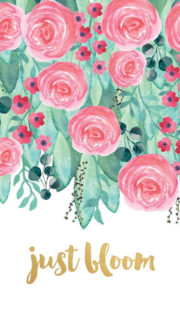 BLOOM... or Live in Full BLOOM... | Wallpaper quotes, Bloom, Iphone