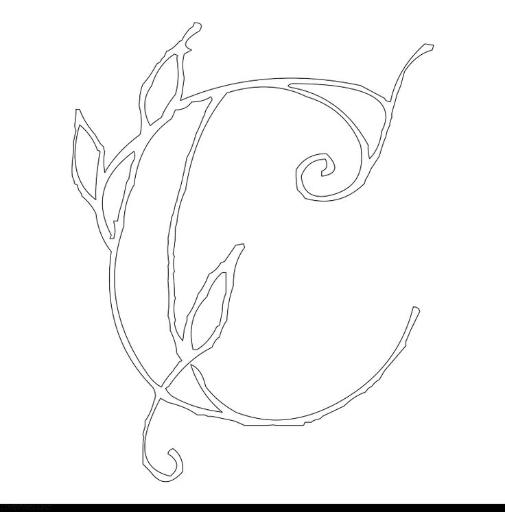 letter a stencil
