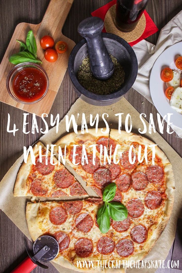 4 Easy Ways to Save money when all you want is go out to eat.