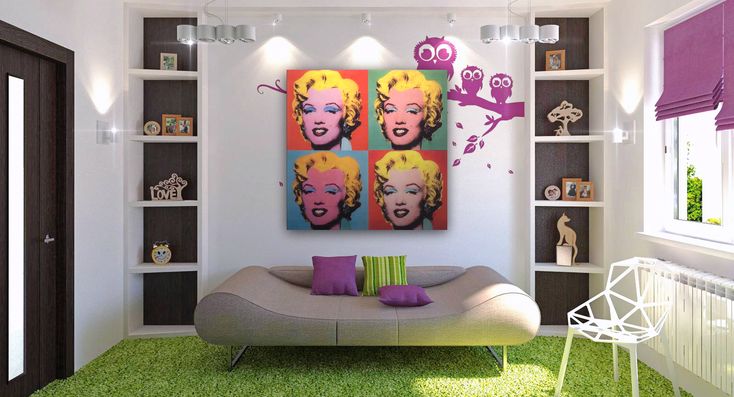 Decorar según el estilo Pop Art casita Pinterest Room - einrichtung stil pop art Decorar según el estilo Pop Art casita Pinterest Room - einrichtung stil pop art