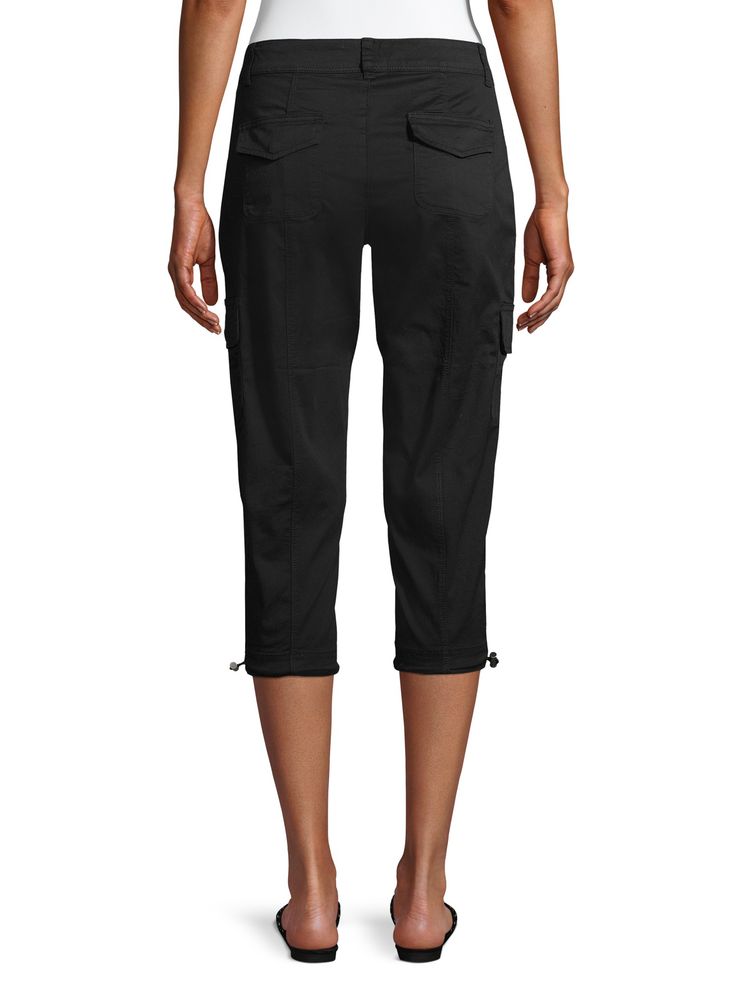 Time and Tru Women's Cargo Capri Pants - Walmart.com | Womens cargo ...