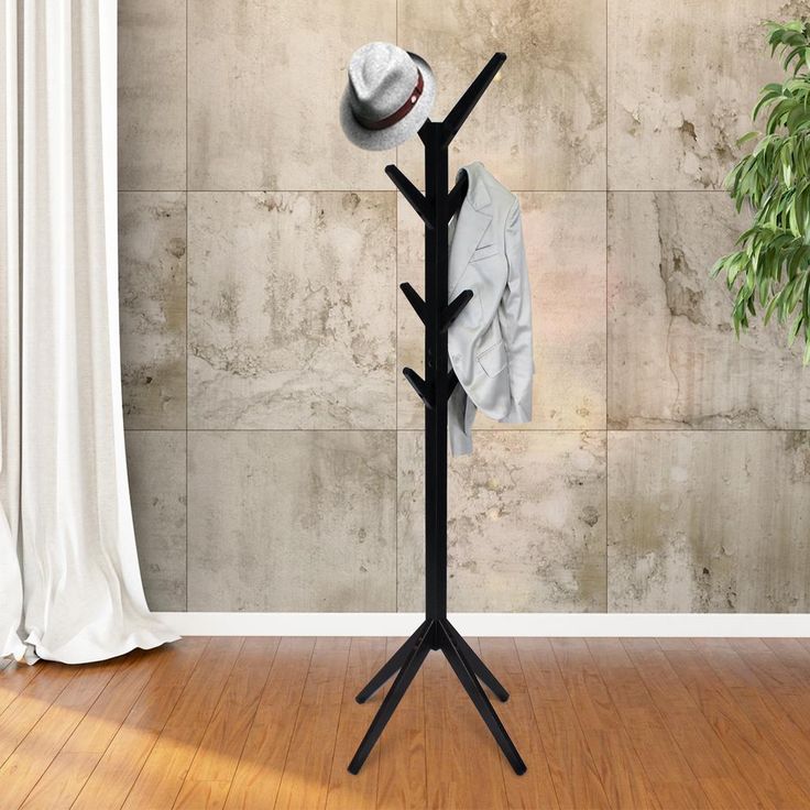 Furinno Yaotai White Tree Shape Coat Rack Fnak 11122 The Home Depot Standing Coat Rack Fnak 11122, Yaotai Espresso Tree Shaped Coat Racks