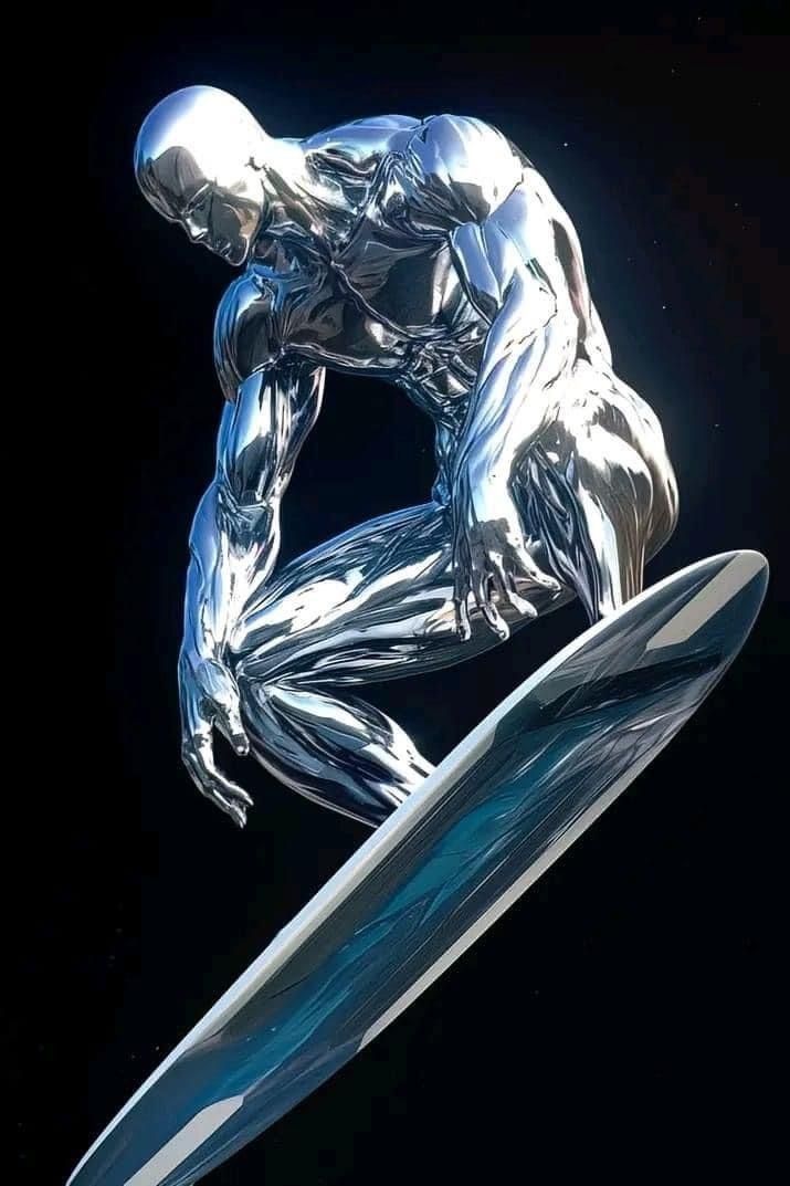 Pin by Luis Tessarin on Silhueta super herói | Silver surfer comic