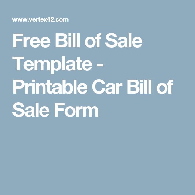 The 25+ best Bill of sale car ideas on Pinterest - bill of sale template word The 25+ best Bill of sale car ideas on Pinterest - bill of sale template word