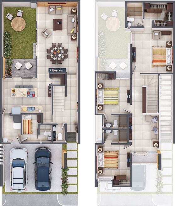 Anuba :: Alto Lago Privada Residencial en 2020 | Planos de casas 3d