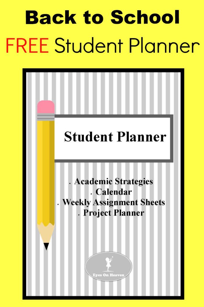 student planner cover page