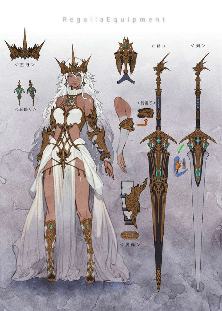Sword Damocles | Concept art characters, Anime character design