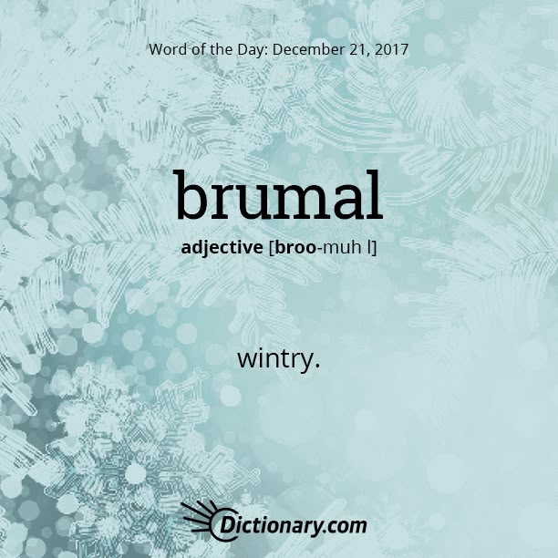 It Is From The Classical Latin Word Brumalis Meaning Winter Bruma Shortest Day Solstice An English It Is From The Classical Latin Word Brumalis Meaning Winter Bruma Shortest Day Solstice An English