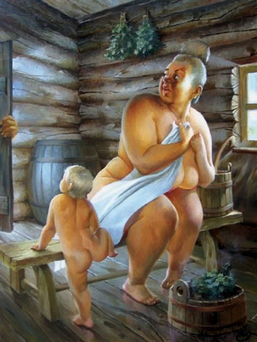смотреть баня толстого фото