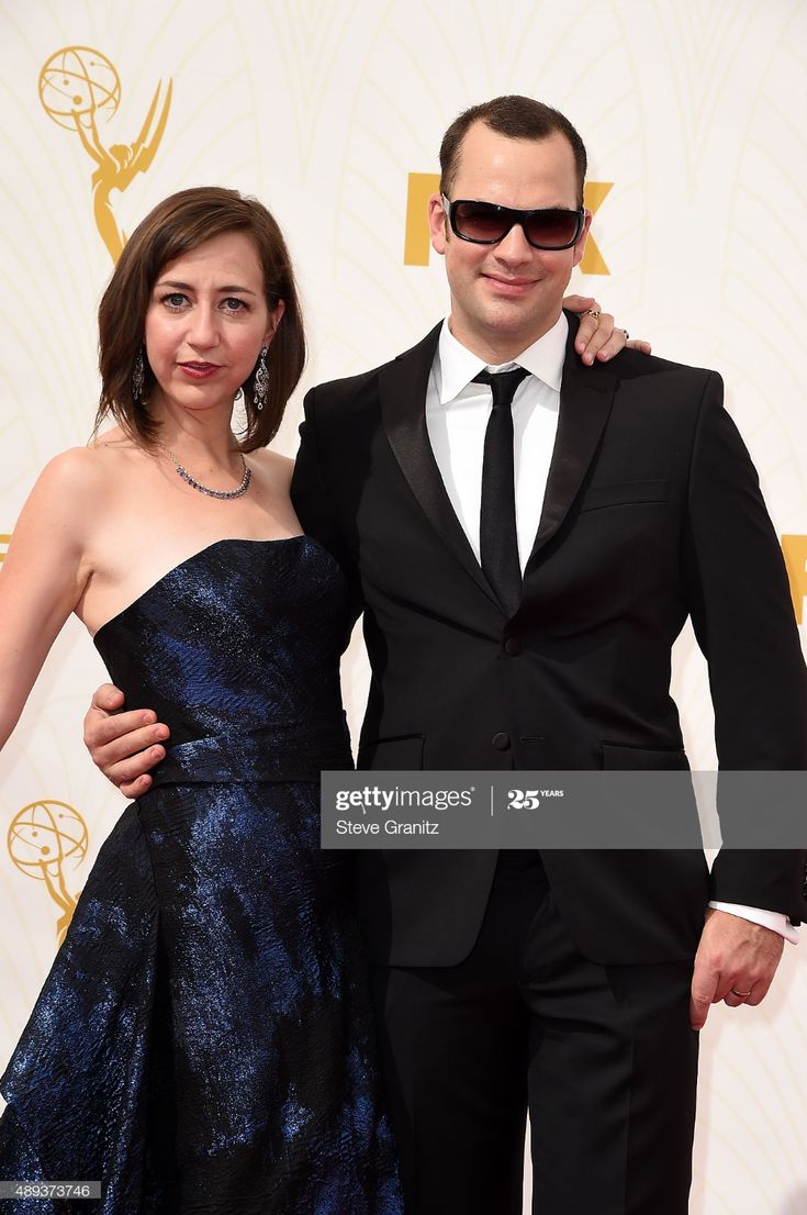 Actress Kristen Schaal and writer Rich Blomquist attend the 67th