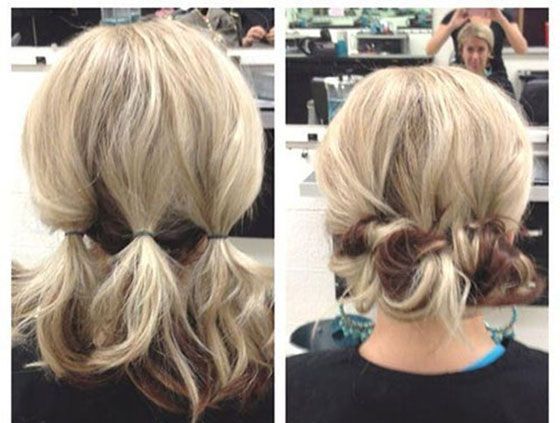 Best 25 Short hair updo ideas on Pinterest | Easy hair short ... Best 25 Short hair updo ideas on Pinterest | Easy hair short ...