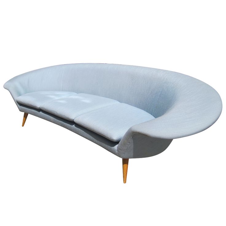 Futuristic Couches swedish curved sofa with futuristic exaggerated back and arms Futuristic Couches swedish curved sofa with futuristic exaggerated back and arms