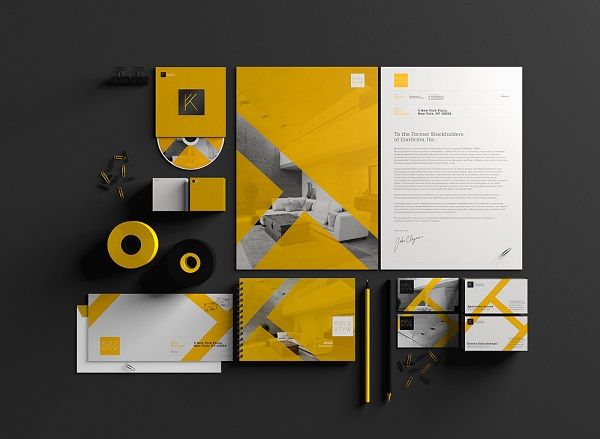 20 Beautiful Stationery Branding Mockups Design Pinterest