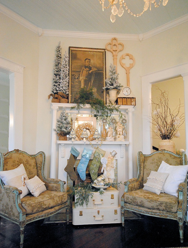 pretty mantel display for the home pinterest mantels living home christmas