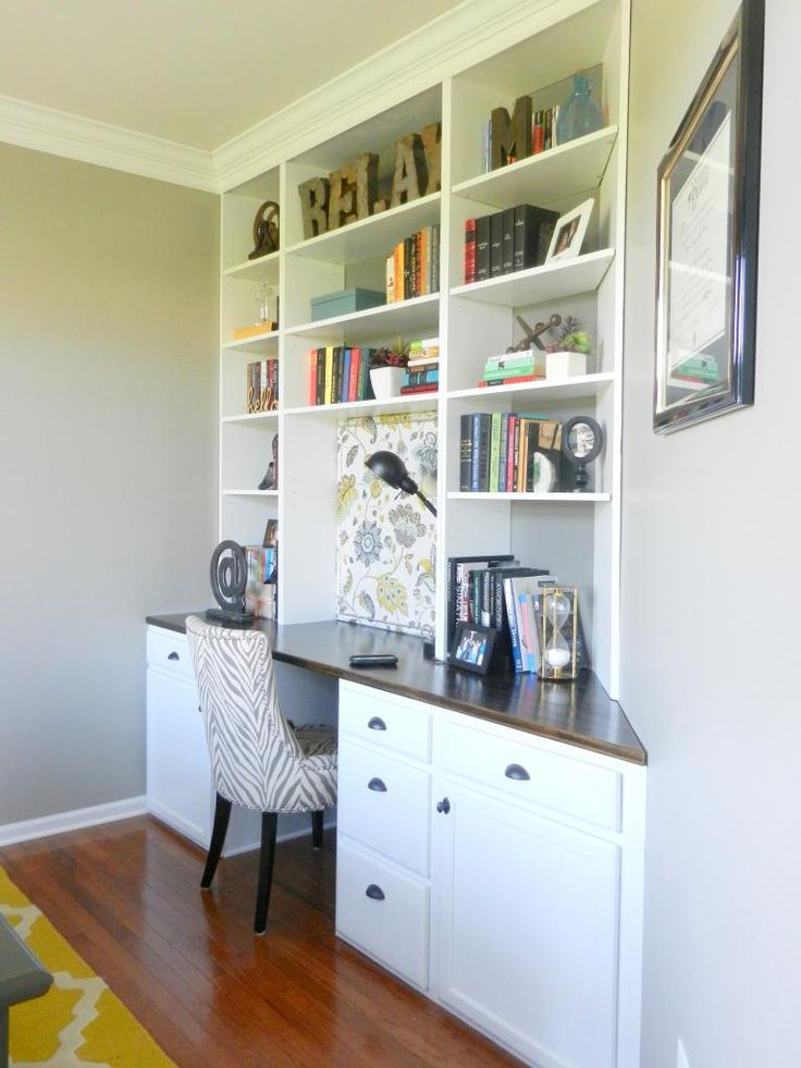 18 Best Built In Wall Shelf Ideas Images On Pinterest Home Built In Desk And Bookshelves On Odd Angled Wall