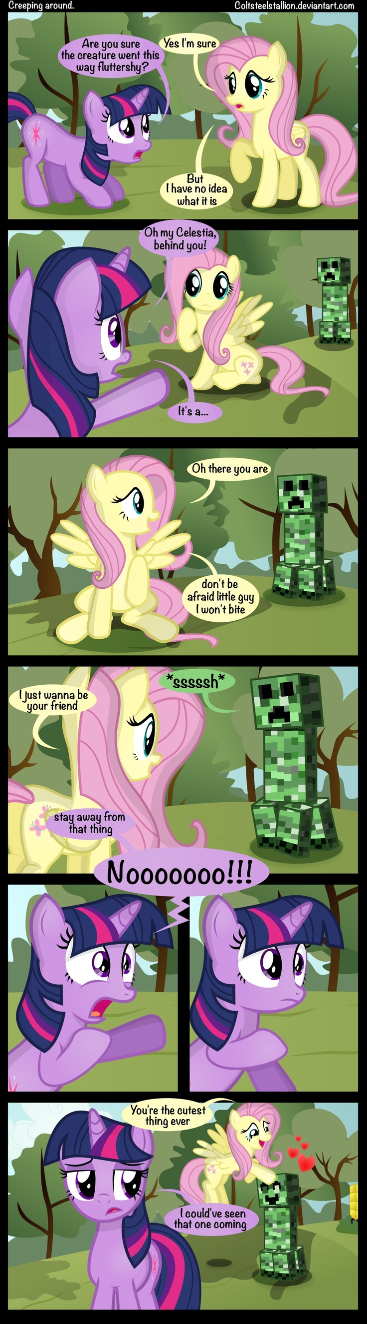 Creeping around. by *Coltsteelstallion on deviantART I love this! it is mlp and minecraft Gravity Falls Feet Porn Pony Comics - Creeping around. by *Coltsteelstallion on deviantART I love this! it is mlp and minecraft