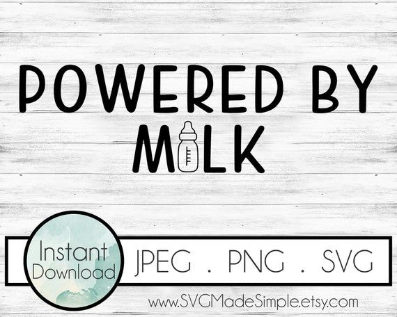 Powered by Milk SVG for Commercial Use and Instant Download | Etsy