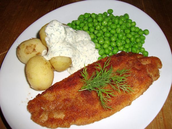 stekt fisk kall sås stekt fisk kall sås