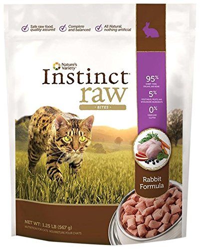 Natures Variety Instinct Raw Frozen Bites For Cats Rabbit Formula 125lb natures-variety-instinct-raw-frozen-bites-for-cats-rabbit-formula-125lb