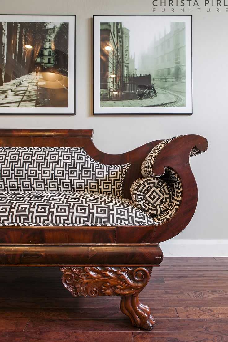 112 Best Christa Pirl Furniture Images On Pinterest Furniture Aphrodite, Antique Empire Settee in New Greek Key Fabric - eclectic - sofas - salt lake city - Christa Pirl Furniture - 112 Best Christa Pirl Furniture Images On Pinterest Furniture