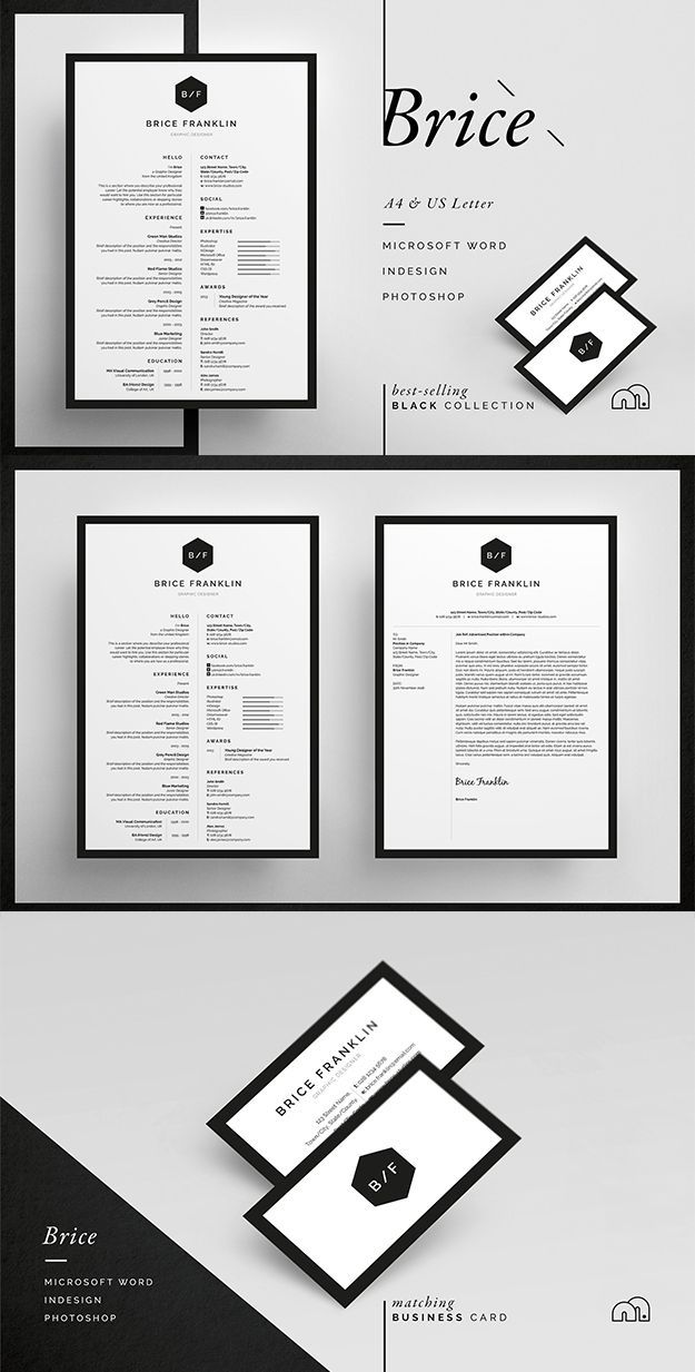 professional cv template bundle cv package with cover letters for cv word templates on pinterest cv template graphic