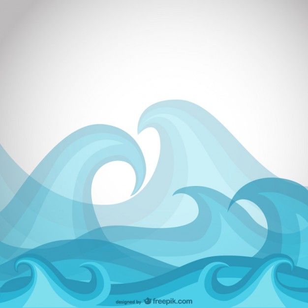 ocean wave graphic
