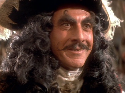 Hook is my ALL TIME FAVORITE "evil" character. And Dustin Hoffman's